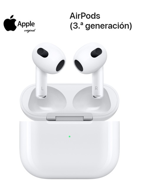 APPMME73TY  AURICULAR APPLE AIRPODS 3ª GENERACIÓN BASE DE CARGA