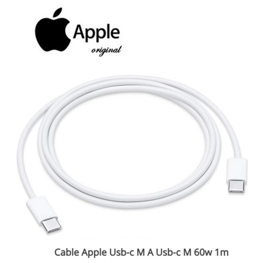 APPMW493ZM  CABLE APPLE ORIGINAL 1 M. USB-C A USB-C 60W