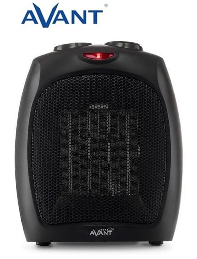 AVAAV7578  CALEFACTOR CERÁMICO AVANT PORTÁTIL 1500W NEGRO