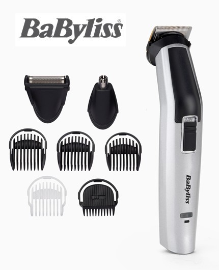 BABMT726E  BARBERO BABYLISS RECARGABLE 8 EN 1TITANIUM