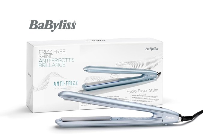 BABST573E  PLANCHA DE PELO BABYLISS HYDRO FUSION