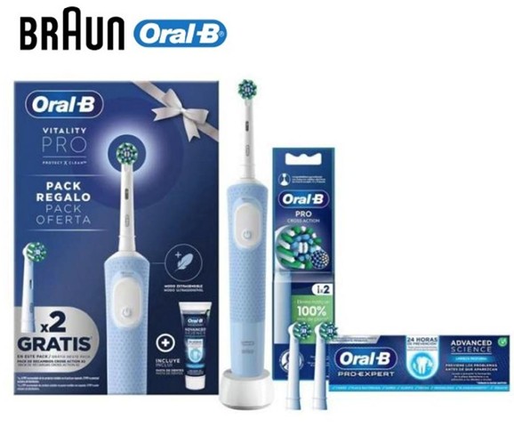 BRAD103.413.3  CEPILLO DENTAL BRAUN ORAL-B VITALITY PRO+PASTA DENTAL
