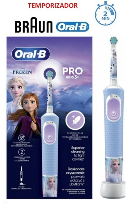 BRAD103413.2KFR  CEPILLO DENTAL BRAUN ORAL-B PRO KIDS FROZEN