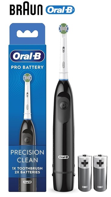 BRADB50101NG  CEPILLO DENTAL BRAUN ORAL B NEGRO PILAS