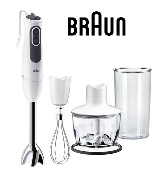 BRAMQ3135  BATIDORA BRAUN SAUCE 750W + ACCESORIOS