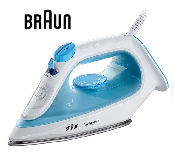 BRASI1050  PLANCHA DE VAPOR BRAUN TEXSTYLE1 2000 W.