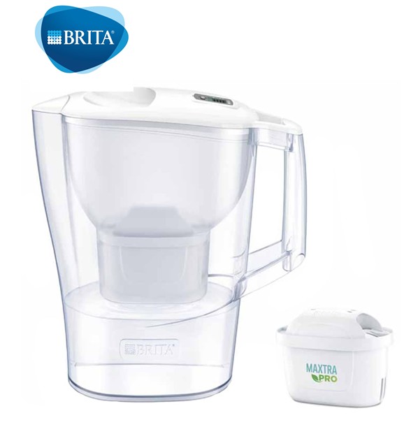 BRI1051116  JARRA BRITA ALUNA BLANCA 2.4l + FILTRO MAXTRA PRO