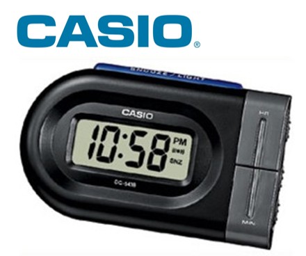 CASDQ543NG  DESPERTADOR DIGITAL CASIO NEGRO