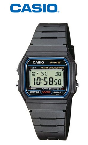 CASF91W1YEG  RELOJ PULSERA CASIO F-91W-1YEG