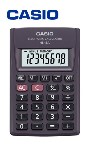 CASHL4A  CALCULADORA BOLSILLO CASIO