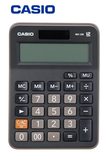 CASMX12BNG  CALCULADORA SOBREMESA CASIO NEGRA