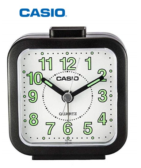 CASTQ141NG  DESPERTADOR CASIO NEGRO