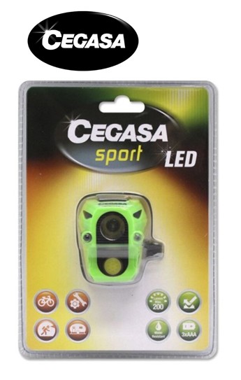 CEG325414  LINTERNA CEGASA FRONTAL SPORT 3+3W