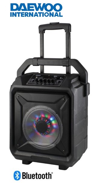 DAEDSK395  ALTAVOZ  BLUETOOTH DAEWOO TROLLEY KARAOKE