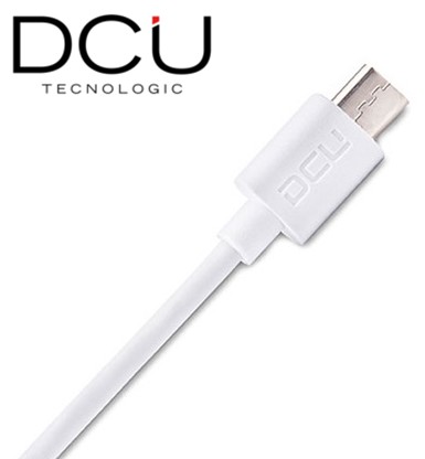 DCU30401225  CABLE USB-MICRO USB DCU 1M. BLANCO
