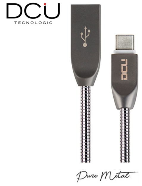 DCU30402015  CABLE DCU USB TIPO C- USB TIPO A METAL 1M.