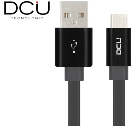 DCU30402045  CABLE DCU USB TIPO C 3.1- USB TIPO A PLANO GRIS 0,20M.***