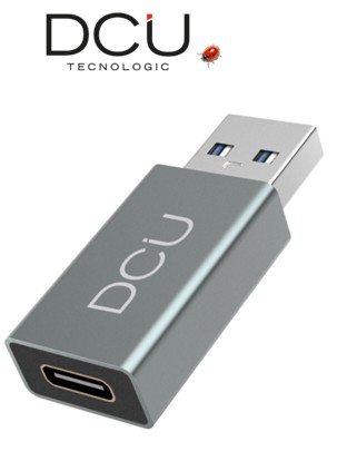 DCU30402060  ADAPTADOR USB 3.0 A TIPO C GRIS ALUMINIO