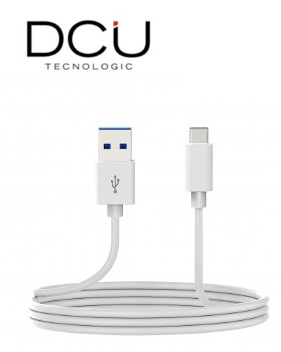 DCU30402065  CABLE DCU USB 3.1 TIPO C - USB TIPO A 3.0 BLANCO 2M