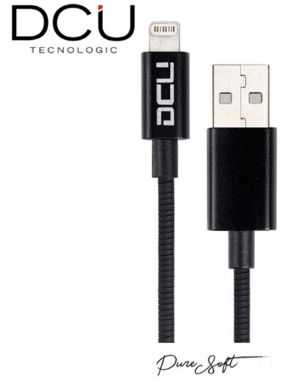 DCU34101255  CABLE DCU USB - LIGHTNING NEGRO 1M.