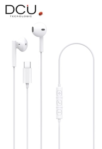 DCU34151010  AURICULAR DCU USB TIPO C INTRA AUDITIVO