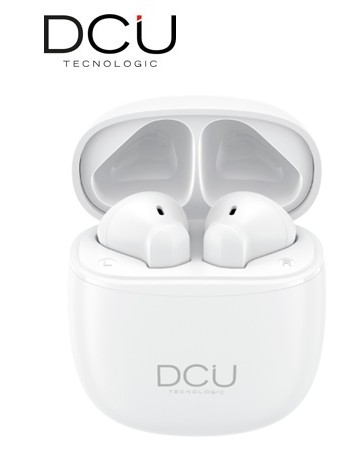 DCU34152051  AURICULAR DCU TWS MINI MATT BT CON BASE DE CARGA BLANCO