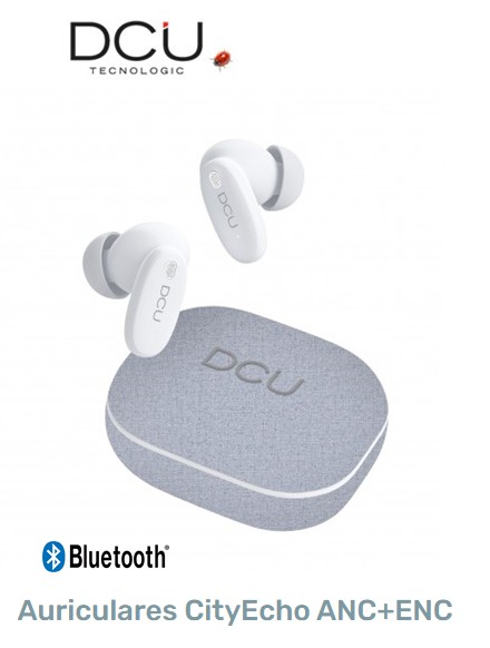 DCU34152091  AURICULAR DCU BLUETOOTH EARBUDS ANC+ENC GRIS
