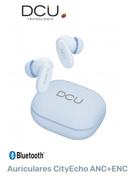 DCU34152092  AURICULAR DCU BLUETOOTH EARBUDS ANC+ENC AZUL