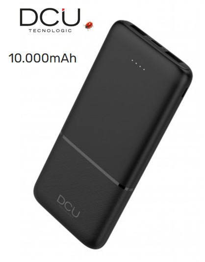 DCU34155012  POWER BANK DCU 10.000 mAh TRIPLE SALIDA 2 USB + USB C