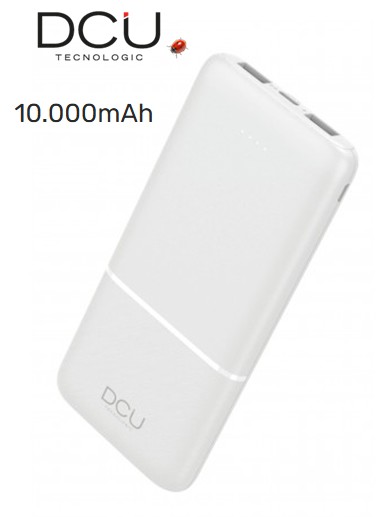 DCU34155013  POWER BANK DCU 10.000 mAh TRIPLE SALIDA 2 USB + USB C