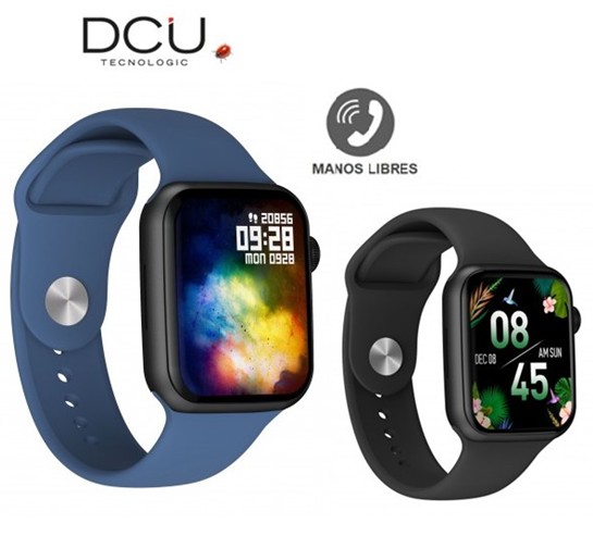 DCU34157041  SMARTWATCH DCU COLORFUL 2 NEGRO+AZUL MARINO