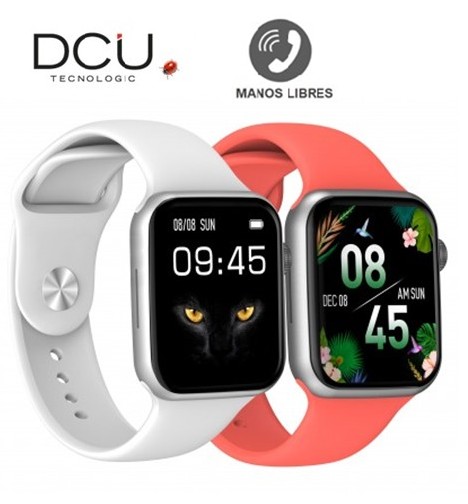 DCU34157044  SMARTWATCH DCU COLORFUL2 BLANCO+ROJO