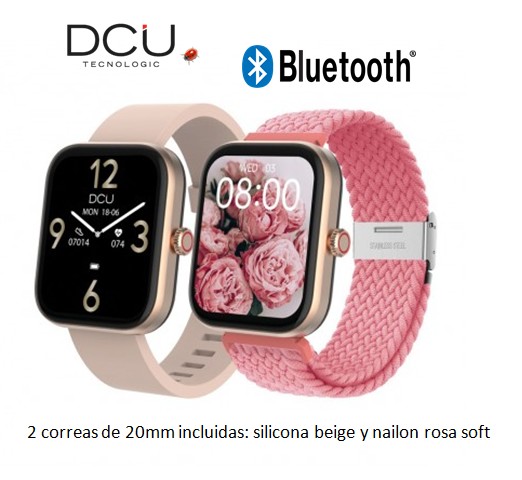 DCU34157064  SMARTWATCH DCU LOS ANGELES CARCASA ORO ROSA