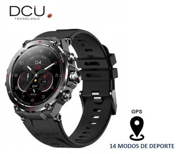 DCU34157080  SMARTWATCH DCU GPS NEGRO