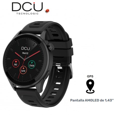 DCU34157085  SMARTWATCH DCU GPS GEOTRACK AMOLED NEGRO