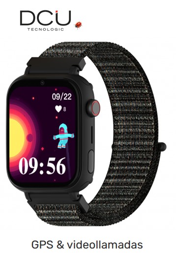 DCU34159050  SMARTWATCH DCU PRO 4G NIÑ@S CON LOCALIZADOR + WIFI NEGRO