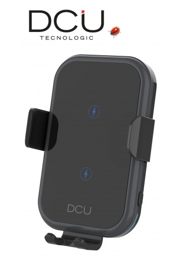 DCU36100433  SOPORTE SMARTPHONE DCU COCHE GLASS CARGA INALÁMBRICA 15W