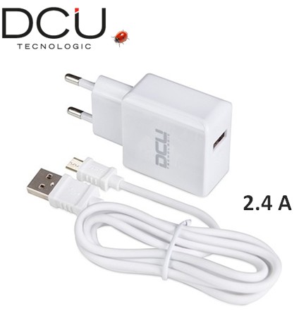 DCU37150000  ALIMENTADOR PARED DCU 1xUSB 2.4A+CABLE MICRO USB