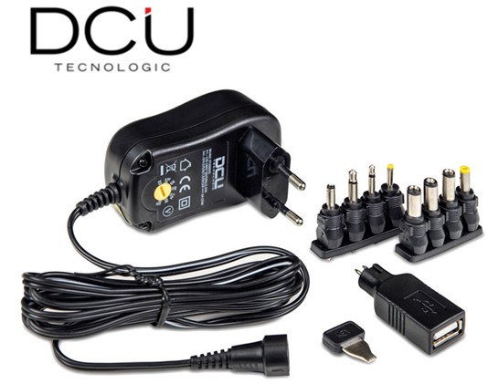 DCU37200045  ALIMENTADOR DCU CONMUTADO 18W 1.5A 8CON.+ USB