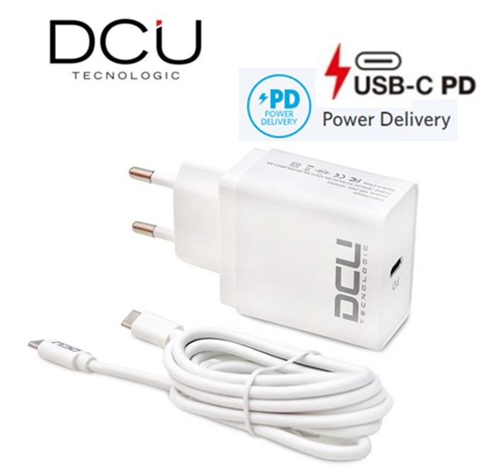 DCU37250020  ALIMENTADOR PARED DCU + CABLE USB-C POWER DELIVERY