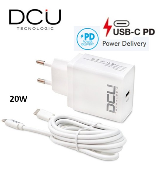 DCU37250020  ALIMENTADOR PARED DCU + CABLE USB-C POWER DELIVERY