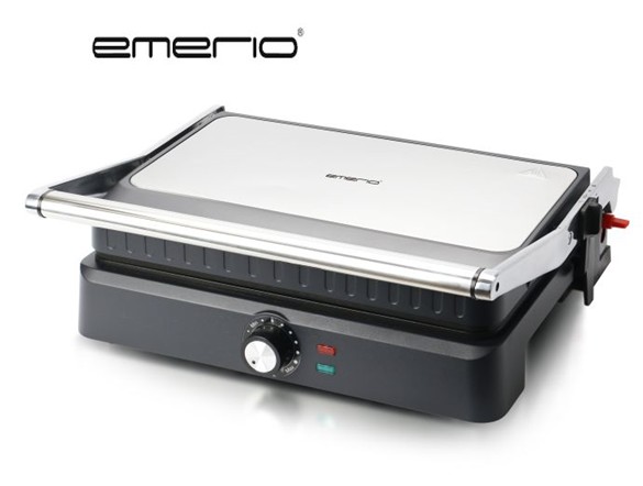 EMECG130859  GRILL EMERIO 2200W. INOX APERTURA 180º