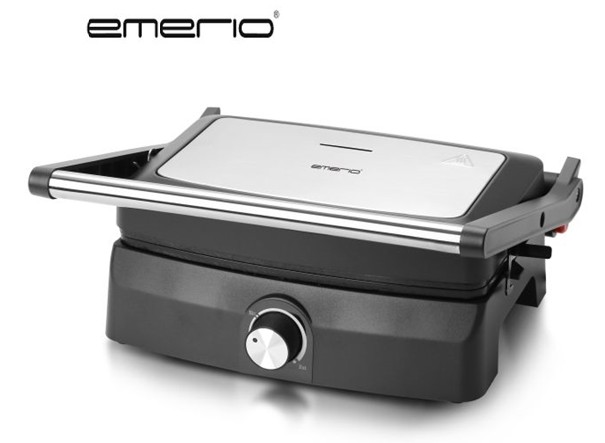 EMECG130861  GRILL EMERIO 750W. INOX APERTURA 180º