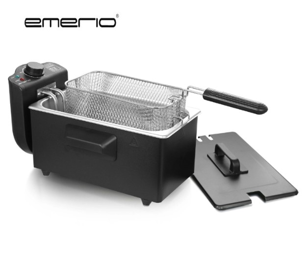 EMEDF1204822  FREIDORA  EMERIO 3L 2000W NEGRA