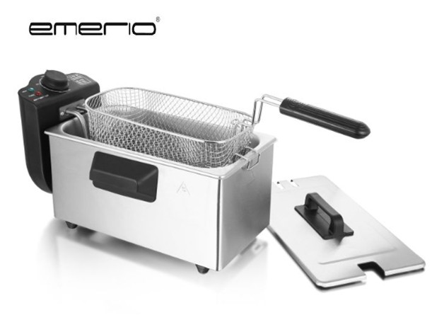 EMEDF1204826  FREIDORA  EMERIO 3L 2000W INOX