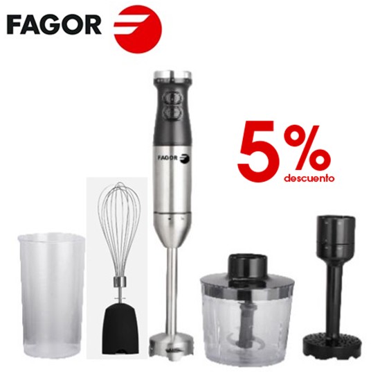 FAGFGA0002  BATIDORA FAGOR DIVA MIX PLUS + ACCESORIOS 800W.