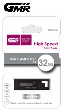 GMRFD0232M  PENDRIVE MINI GMR 32GB USB 2.0 METAL SERIES