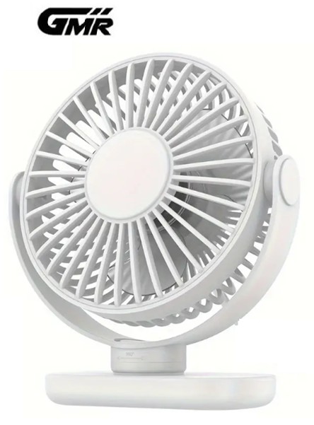 GMRVT1359BL  VENTILADOR DE SOBREMESA GMR RECARGABLE BLANCO