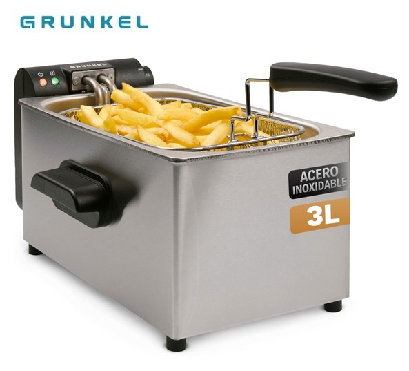 GRKFRYPRO3SS  FREIDORA GRUNKEL 3 L. 2000 W.