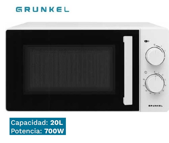 GRKMW20EASY  MICROONDAS GRUNKEL 20L 700W